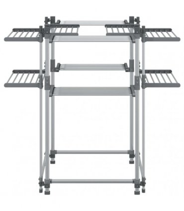 vidaXL Laundry Drying Rack 107x107x120 cm Aluminium