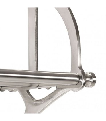 vidaXL Luggage Rack with Coat Hangers Wall Mounted Aluminium