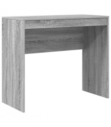 vidaXL Desk with Drawer with Shelf with Storage 2 pcs Grey Sonoma