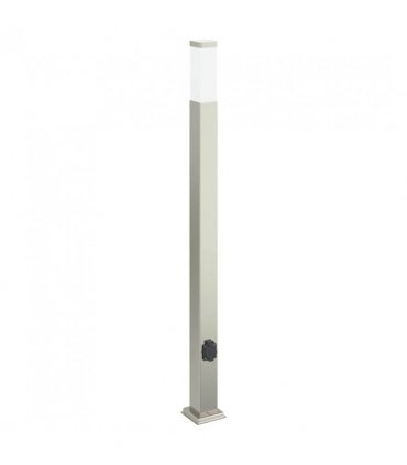 vidaXL Bollard Light with Outlet 110 cm Stainless Steel IP44