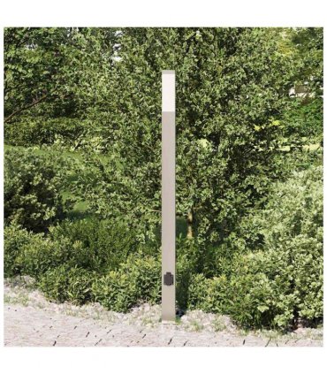 vidaXL Bollard Light with Outlet 110 cm Stainless Steel IP44