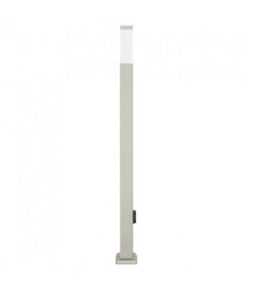 vidaXL Bollard Light with Outlet 110 cm Stainless Steel IP44