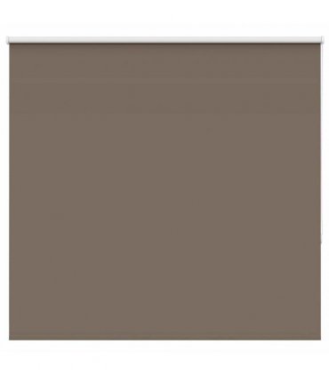 vidaXL Roller Blind Blackout Coffee 160x150 cm Fabric Width 156.6 cm Polyester