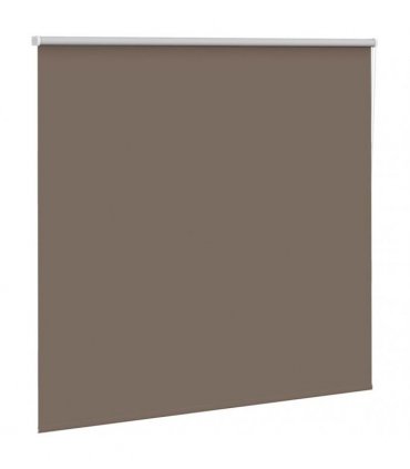 vidaXL Roller Blind Blackout Coffee 160x150 cm Fabric Width 156.6 cm Polyester