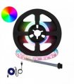 vidaXL LED Strip 2 pcs Black and Transparent 250 mm Copper and Plastic