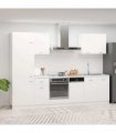 vidaXL 7 Piece Kitchen Cabinet Set Lyon White Engineered Wood