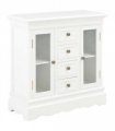 vidaXL Sideboard White 70x28x70 cm Solid Pine Wood
