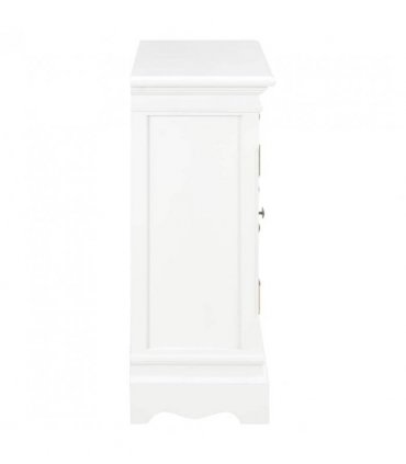 vidaXL Sideboard White 70x28x70 cm Solid Pine Wood