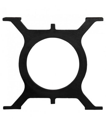 vidaXL Coffee Table Legs 2 pcs O-Frame Cast Iron