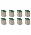 vidaXL Butterfly House | Natural wood | Solid wood | 14x15x22 cm