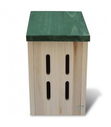 vidaXL Butterfly House | Natural wood | Solid wood | 14x15x22 cm