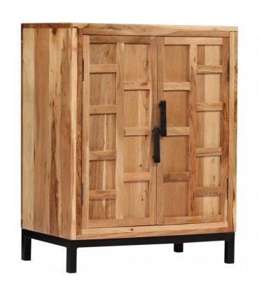 vidaXL Sideboard Solid Acacia Wood 60x35x76 cm Brown