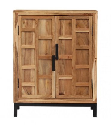 vidaXL Sideboard Solid Acacia Wood 60x35x76 cm Brown