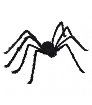 vidaXL Halloween Spider Decoration with Webs 4 pcs Black and white