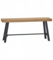 vidaXL Bench 110 cm Solid Wood Teak