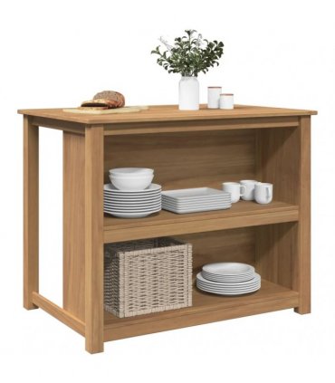 vidaXL Kitchen Island PANAMA 112x77x90 cm Solid Wood Pine
