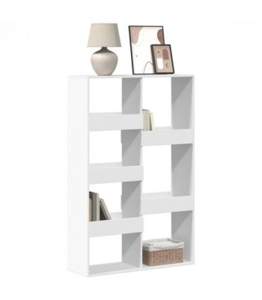 vidaXL Bookcase White 100x33x155.5 cm Engineered Wood