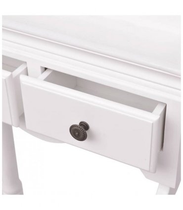 vidaXL Clothing Rack with Cabinet Wood White
