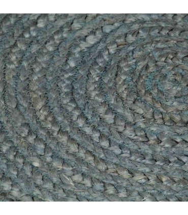vidaXL Handmade Rug Jute Round 90 cm Olive Green