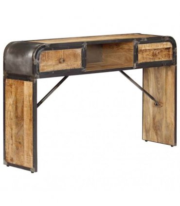 vidaXL Sideboard 120x30x75 cm Solid Mango Wood