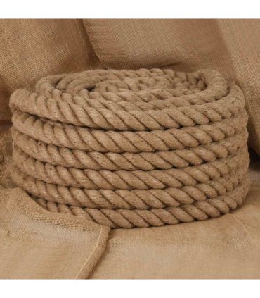 vidaXL Jute Rope 10 m Long 40 mm Thick