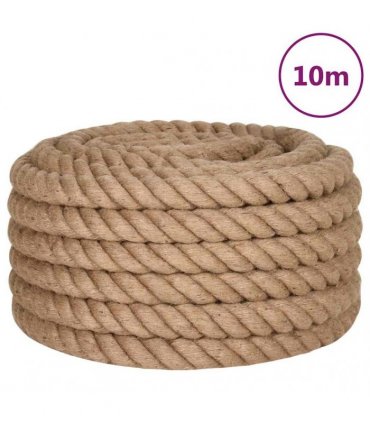 vidaXL Jute Rope 10 m Long 40 mm Thick