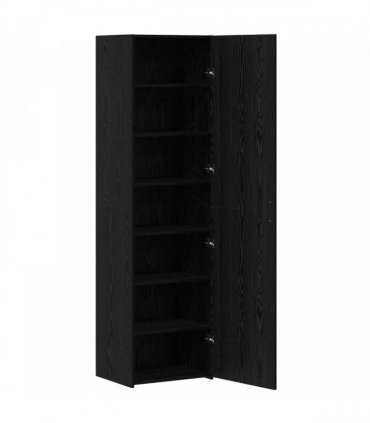 vidaXL Highboard Black Oak 50 x 42.5 x 185 cm