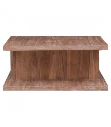 vidaXL Coffee Table 70x70x30 cm Solid Teak Wood