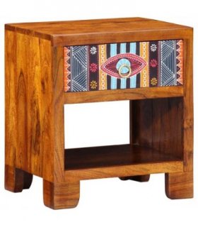 vidaXL Sideboard Multicolour 40 x 35 x 45 cm Solid acacia wood