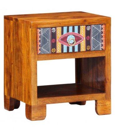 vidaXL Sideboard Multicolour 40 x 35 x 45 cm Solid acacia wood