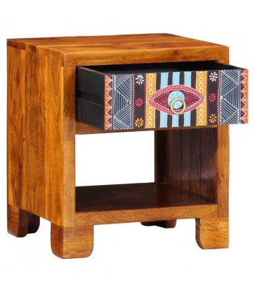 vidaXL Sideboard Multicolour 40 x 35 x 45 cm Solid acacia wood