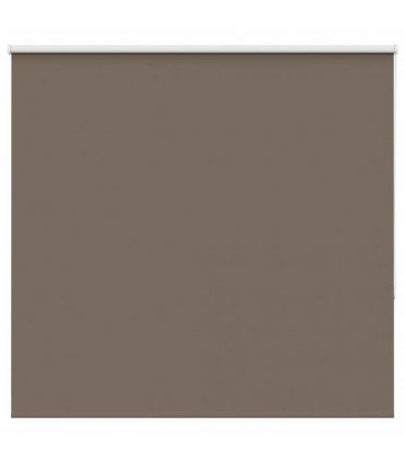 vidaXL Roller Blind Blackout Coffee 150x150 cm Fabric Width 146.6 cm Polyester