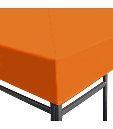 vidaXL Gazebo Top Cover 310 g/m² 3x3 m Orange