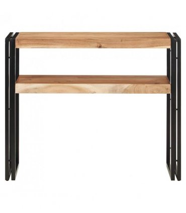 vidaXL Console Table 90x30x75 cm Solid Acacia Wood