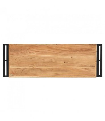 vidaXL Console Table 90x30x75 cm Solid Acacia Wood