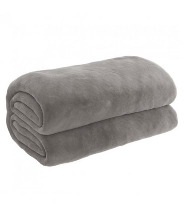 vidaXL Weighted Blanket with Cover Grey 135x200 cm 10 kg Fabric