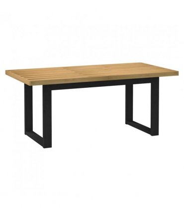 vidaXL Dining Table NOAIN U-Shaped Legs 180x90x75 cm Solid Wood Pine