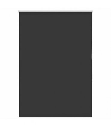 vidaXL Roller Blind Blackout Black 105x175 cm Fabric Width 100.7 cm Polyester
