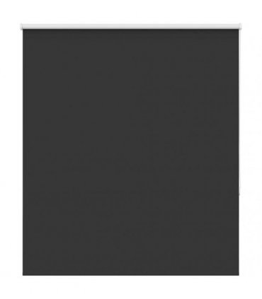 vidaXL Roller Blind Blackout Black 135x150 cm Fabric Width 131.6 cm Polyester