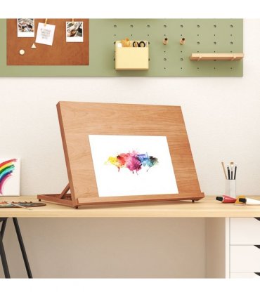 vidaXL Table Easel 65x48x7 cm Solid Beech Wood
