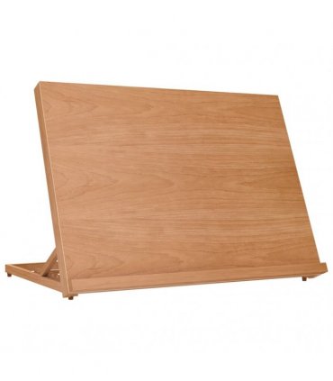 vidaXL Table Easel 65x48x7 cm Solid Beech Wood