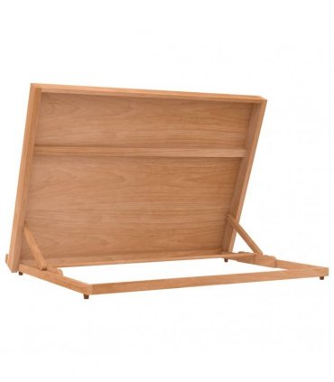 vidaXL Table Easel 65x48x7 cm Solid Beech Wood