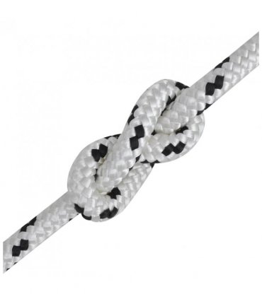 vidaXL Braided Boat Rope Polyester 12 mm 250 m White