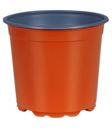 vidaXL Flower Pot 100 pcs Terracotta Ø 15 x 13 cm Plastic