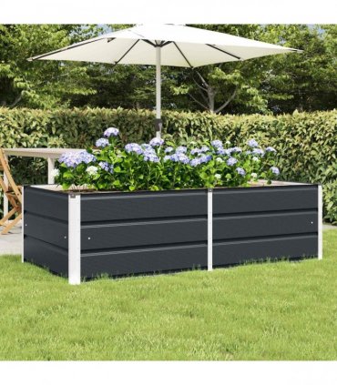 vidaXL Planter Anthracite 160 x 80 x 45 cm Steel