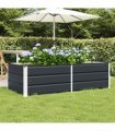 vidaXL Planter Anthracite 160 x 80 x 45 cm Steel