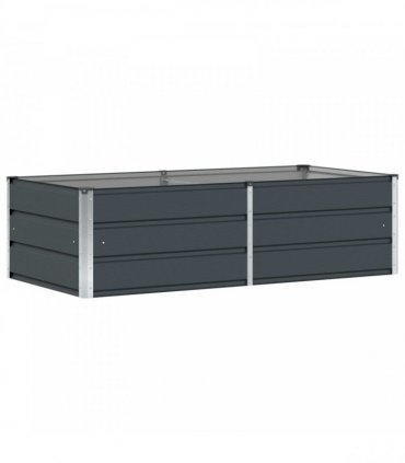 vidaXL Planter Anthracite 160 x 80 x 45 cm Steel
