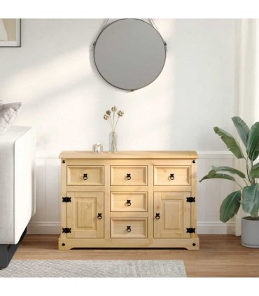 vidaXL Sideboard Corona 112x40x75 cm Solid Wood Pine