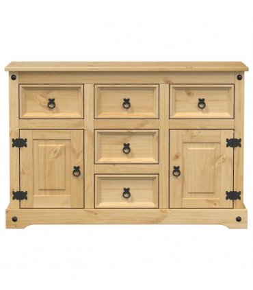 vidaXL Sideboard Corona 112x40x75 cm Solid Wood Pine
