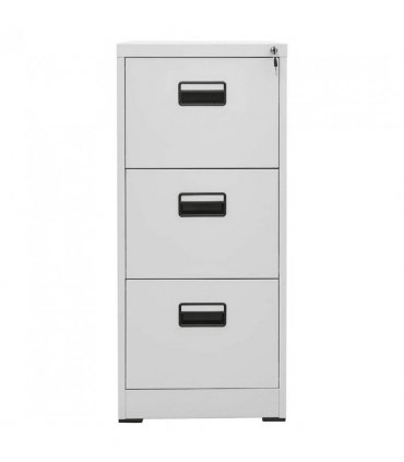 vidaXL Filing Cabinet Light Grey 46x62x102.5 cm Steel